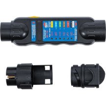 Comprobador de remolques, vehículos  7, 13 polos